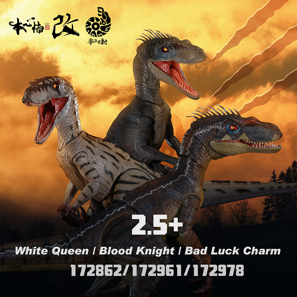 Pre-order!!Nanmu Studio Smart Series Raptor 2.5+ White Queen & Blood Knight + Bad Luck Charm