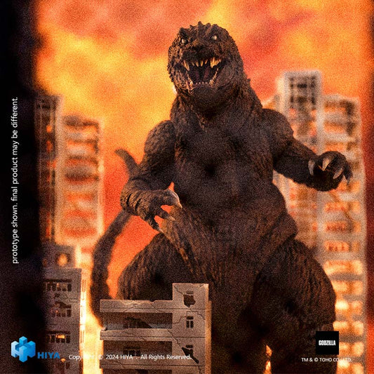 [In stock] HIYA Exquisite Basic Series Godzilla, Mothra and King Ghidorah Giant Monsters All-Out Attack (2001) Godzilla action figure