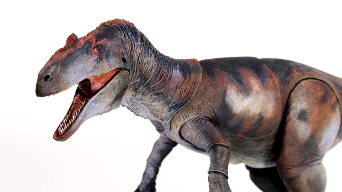 in stock！creative beast  Allosaurus jimmadseni- Cyberzoic- 118th scale action figure