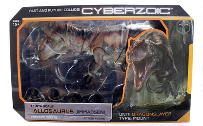 in stock！creative beast  Allosaurus jimmadseni- Cyberzoic- 118th scale action figure